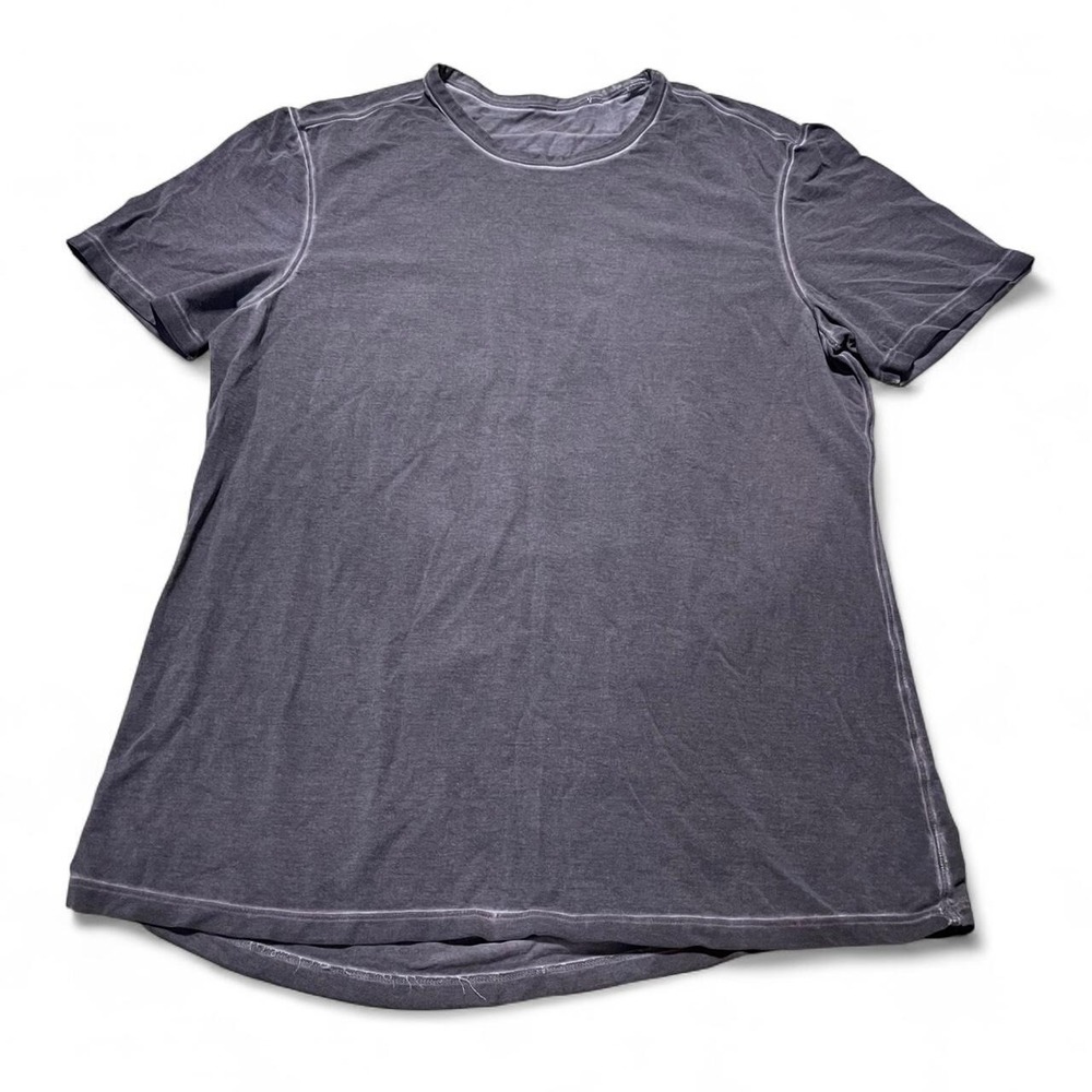 Lululemon purple acid washed base tshirt stretch great condition size large